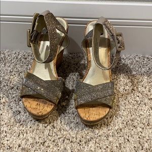Silver Shimmer Wedges